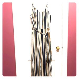 Striped jumpsuit